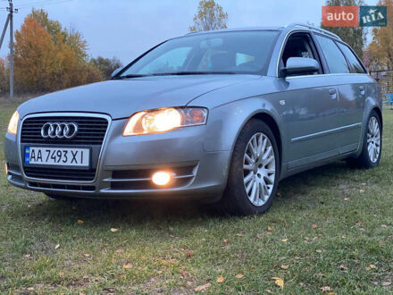 Ауді А4 2007 у Брусилове на Automoto.ua Сірий Ауді А4, об'ємом двигуна 1.9 л та пробігом 350 тис. км за 7000 $, фото 1 на Automoto.ua