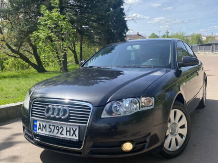 Ауді А4 2007 у Житомирі на Automoto.ua Сірий Ауді А4, об'ємом двигуна 1.6 л та пробігом 202 тис. км за 6300 $, фото 1 на Automoto.ua