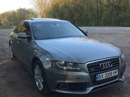 Ауді А4 2011 у Дунаевцах на Automoto.ua Сірий Ауді А4, об'ємом двигуна 1.98 л та пробігом 260 тис. км за 10300 $, фото 1 на Automoto.ua