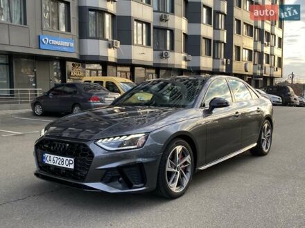 Ауді А4 2023 у Києві на Automoto.ua Сірий Ауді А4, об'ємом двигуна 1.98 л та пробігом 1 тис. км за 39950 $, фото 1 на Automoto.ua