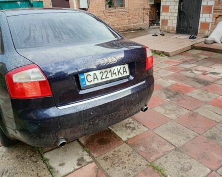 Синий Ауди А4, объемом двигателя 3 л и пробегом 320 тыс. км за 4500 $, фото 1 на Automoto.ua