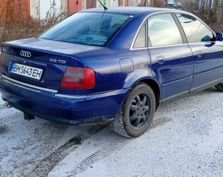 Синий Ауди А4, объемом двигателя 2.5 л и пробегом 390 тыс. км за 2500 $, фото 3 на Automoto.ua