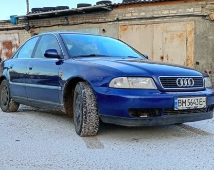 Синий Ауди А4, объемом двигателя 2.5 л и пробегом 390 тыс. км за 2500 $, фото 1 на Automoto.ua
