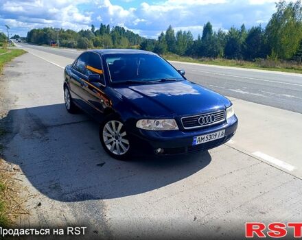 Синій Ауді А4, об'ємом двигуна 1.8 л та пробігом 348 тис. км за 4500 $, фото 1 на Automoto.ua