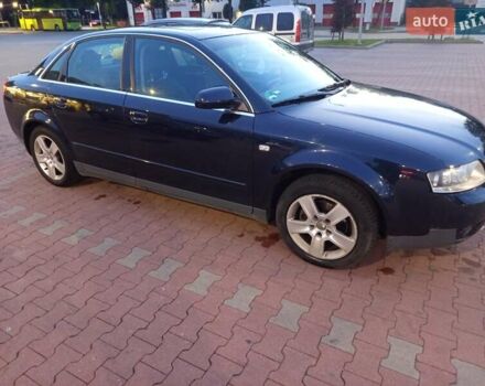 Синий Ауди А4, объемом двигателя 2 л и пробегом 245 тыс. км за 4800 $, фото 1 на Automoto.ua