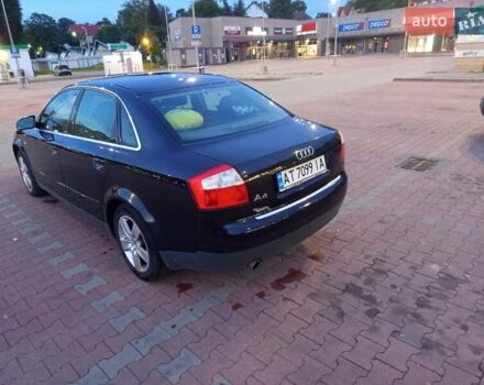 Синий Ауди А4, объемом двигателя 2 л и пробегом 245 тыс. км за 4800 $, фото 2 на Automoto.ua