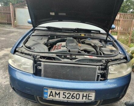 Синий Ауди А4, объемом двигателя 2 л и пробегом 228 тыс. км за 4000 $, фото 5 на Automoto.ua