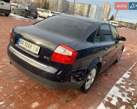 Синий Ауди А4, объемом двигателя 2 л и пробегом 211 тыс. км за 5300 $, фото 5 на Automoto.ua