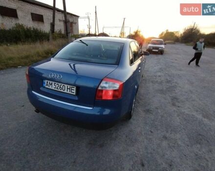 Ауді А4 2001 у Житомирі на Automoto.ua Синій Ауді А4, об'ємом двигуна 1.98 л та пробігом 228 тис. км за 3850 $, фото 10 на Automoto.ua