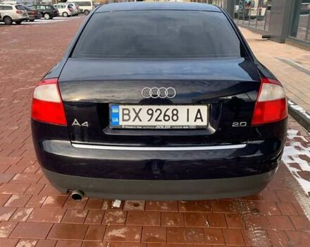 Синий Ауди А4, объемом двигателя 2 л и пробегом 211 тыс. км за 5300 $, фото 1 на Automoto.ua