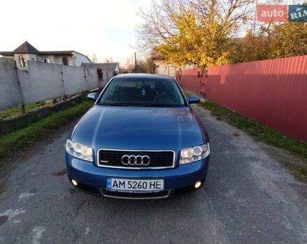 Ауді А4 2001 у Житомирі на Automoto.ua Синій Ауді А4, об'ємом двигуна 1.98 л та пробігом 228 тис. км за 3850 $, фото 24 на Automoto.ua
