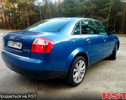 Синій Ауді А4, об'ємом двигуна 1.9 л та пробігом 400 тис. км за 5400 $, фото 7 на Automoto.ua