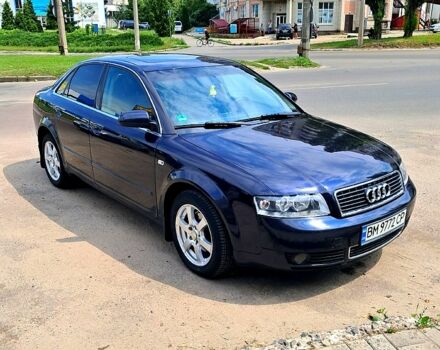Синий Ауди А4, объемом двигателя 2 л и пробегом 220 тыс. км за 5200 $, фото 2 на Automoto.ua