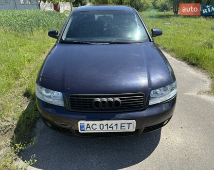 Синий Ауди А4, объемом двигателя 2.5 л и пробегом 367 тыс. км за 3400 $, фото 2 на Automoto.ua