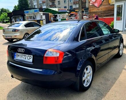 Синий Ауди А4, объемом двигателя 2 л и пробегом 220 тыс. км за 5200 $, фото 1 на Automoto.ua