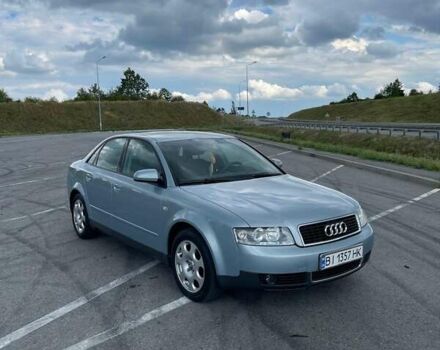 Синий Ауди А4, объемом двигателя 1.8 л и пробегом 265 тыс. км за 5500 $, фото 1 на Automoto.ua