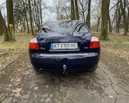 Синій Ауді А4, об'ємом двигуна 2 л та пробігом 222 тис. км за 3999 $, фото 2 на Automoto.ua