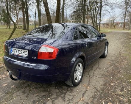 Синій Ауді А4, об'ємом двигуна 2 л та пробігом 222 тис. км за 3999 $, фото 1 на Automoto.ua