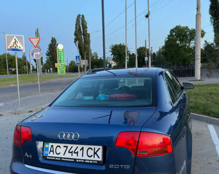 Синий Ауди А4, объемом двигателя 2 л и пробегом 165 тыс. км за 5800 $, фото 2 на Automoto.ua