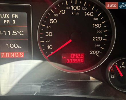 Синий Ауди А4, объемом двигателя 2.5 л и пробегом 303 тыс. км за 5800 $, фото 6 на Automoto.ua