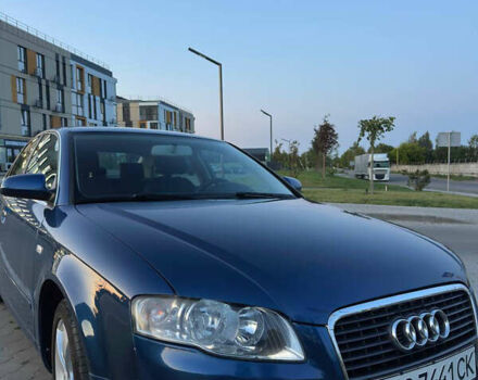 Синий Ауди А4, объемом двигателя 2 л и пробегом 165 тыс. км за 5800 $, фото 3 на Automoto.ua