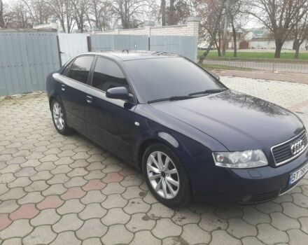 Синий Ауди А4, объемом двигателя 2.5 л и пробегом 314 тыс. км за 6500 $, фото 1 на Automoto.ua