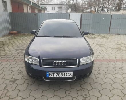 Синий Ауди А4, объемом двигателя 2.5 л и пробегом 314 тыс. км за 6500 $, фото 2 на Automoto.ua