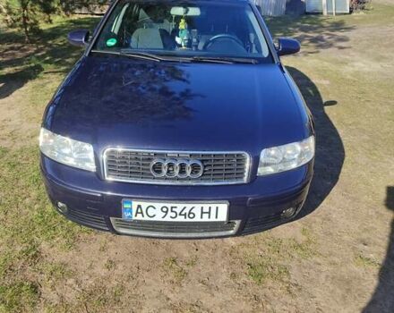 Синий Ауди А4, объемом двигателя 1.6 л и пробегом 221 тыс. км за 4800 $, фото 2 на Automoto.ua