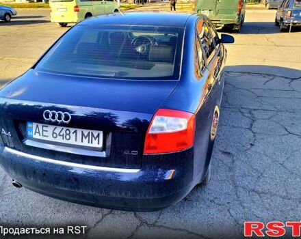 Синий Ауди А4, объемом двигателя 2 л и пробегом 230 тыс. км за 5000 $, фото 1 на Automoto.ua