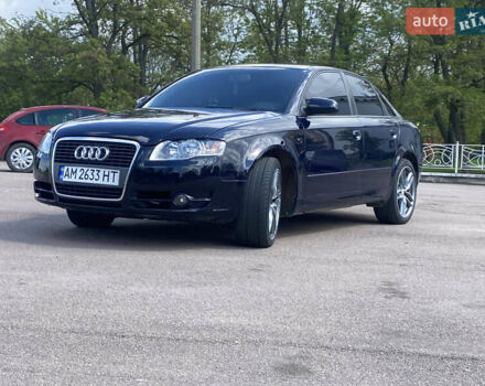 Синий Ауди А4, объемом двигателя 2.5 л и пробегом 240 тыс. км за 6200 $, фото 9 на Automoto.ua