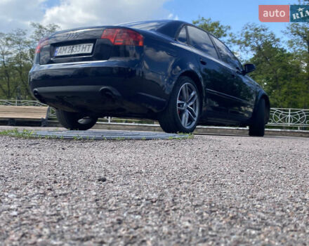Синий Ауди А4, объемом двигателя 2.5 л и пробегом 240 тыс. км за 6200 $, фото 4 на Automoto.ua