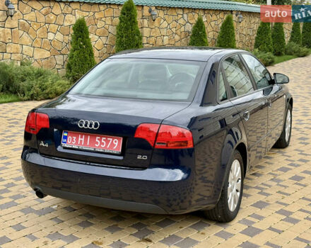 Ауді А4 2006 у Могилев-Подольском на Automoto.ua Синій Ауді А4, об'ємом двигуна 2 л та пробігом 181 тис. км за 6700 $, фото 17 на Automoto.ua