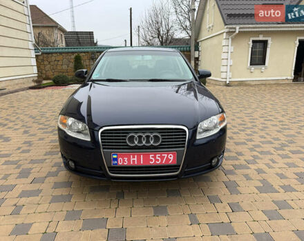 Синий Ауди А4, объемом двигателя 2 л и пробегом 187 тыс. км за 6199 $, фото 1 на Automoto.ua