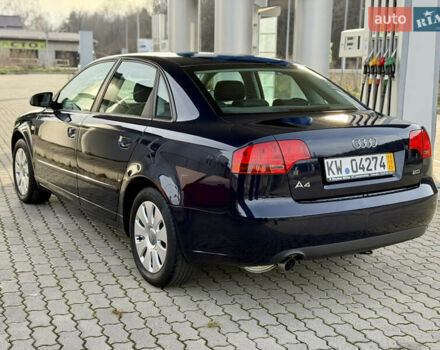 Синий Ауди А4, объемом двигателя 2 л и пробегом 181 тыс. км за 6950 $, фото 5 на Automoto.ua