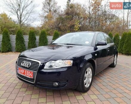 Ауді А4 2006 у Жовкві на Automoto.ua Синій Ауді А4, об'ємом двигуна 1.6 л та пробігом 190 тис. км за 5650 $, фото 6 на Automoto.ua