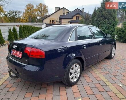 Ауді А4 2006 у Жовкві на Automoto.ua Синій Ауді А4, об'ємом двигуна 1.6 л та пробігом 190 тис. км за 5650 $, фото 19 на Automoto.ua