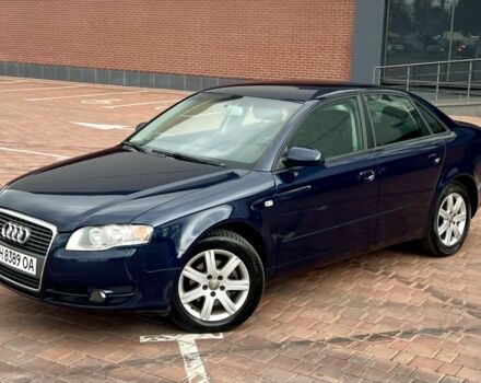 Синій Ауді А4, об'ємом двигуна 2 л та пробігом 274 тис. км за 6500 $, фото 1 на Automoto.ua