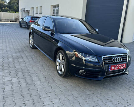 Синий Ауди А4, объемом двигателя 2 л и пробегом 210 тыс. км за 9999 $, фото 2 на Automoto.ua