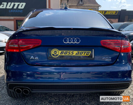 Синий Ауди А4, объемом двигателя 2 л и пробегом 133 тыс. км за 13300 $, фото 4 на Automoto.ua