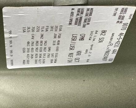 Синий Ауди А4, объемом двигателя 1.98 л и пробегом 179 тыс. км за 12999 $, фото 32 на Automoto.ua