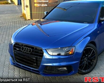 Синий Ауди А4, объемом двигателя 2 л и пробегом 165 тыс. км за 13700 $, фото 1 на Automoto.ua