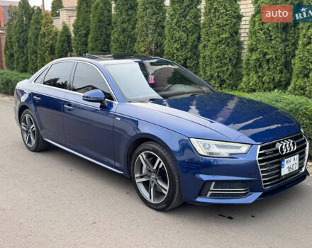 Синий Ауди А4, объемом двигателя 2 л и пробегом 251 тыс. км за 16700 $, фото 1 на Automoto.ua