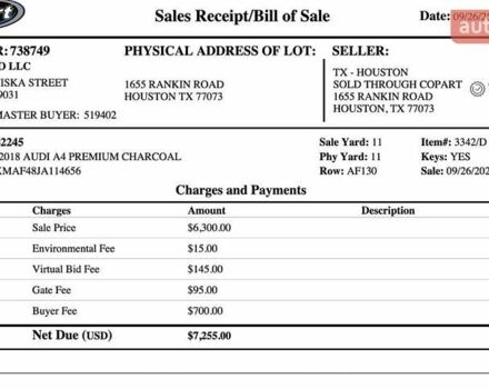 Ауди А4 2018 в Львове на Automoto.ua Синий Ауди А4, объемом двигателя 1.98 л и пробегом 191 тыс. км за 13800 $, фото 12 на Automoto.ua