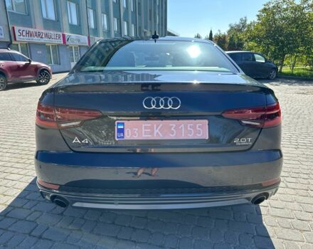 Ауди А4 2018 в Львове на Automoto.ua Синий Ауди А4, объемом двигателя 2 л и пробегом 71 тыс. км за 22900 $, фото 3 на Automoto.ua