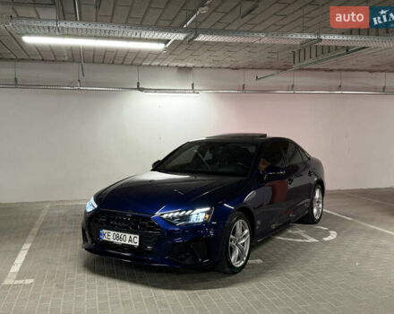 Синий Ауди А4, объемом двигателя 2 л и пробегом 104 тыс. км за 28500 $, фото 1 на Automoto.ua