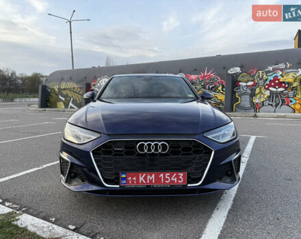 Синій Ауді А4, об'ємом двигуна 2 л та пробігом 82 тис. км за 25000 $, фото 2 на Automoto.ua