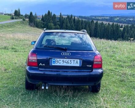 Синий Ауди А4, объемом двигателя 1.9 л и пробегом 425 тыс. км за 2550 $, фото 4 на Automoto.ua