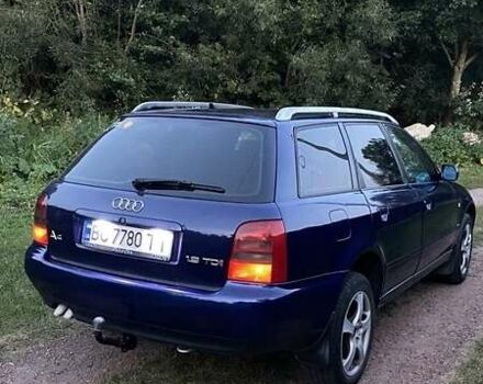 Синий Ауди А4, объемом двигателя 1.9 л и пробегом 447 тыс. км за 3700 $, фото 1 на Automoto.ua