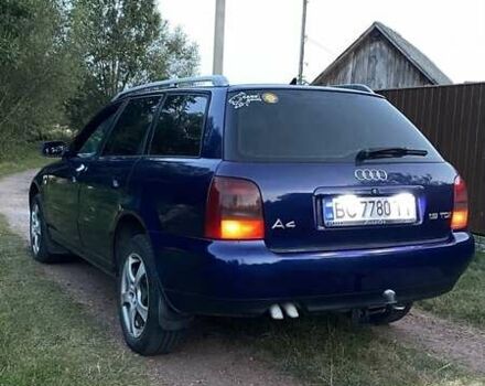 Синий Ауди А4, объемом двигателя 1.9 л и пробегом 447 тыс. км за 3700 $, фото 2 на Automoto.ua