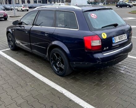 Синий Ауди А4, объемом двигателя 2.5 л и пробегом 350 тыс. км за 2699 $, фото 1 на Automoto.ua